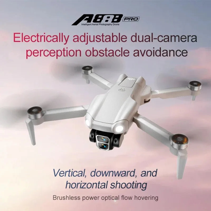 For Xiaomi A888 Pro Drone 4K Professional ESC Dual Camera
