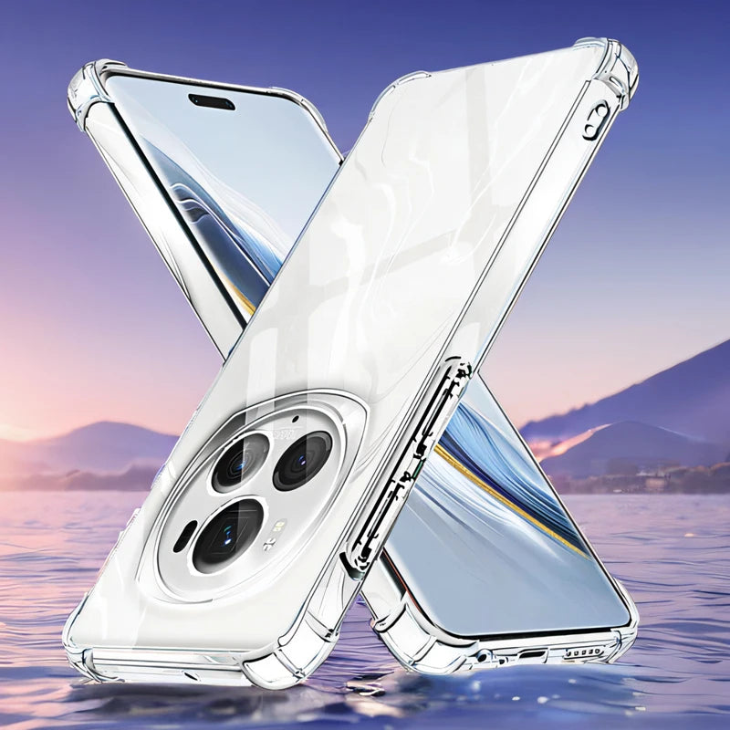 Airbag Silicone TPU Bumper Shockproof Back Cover for Honor Magic6 Lite Magic5 Lite Magic 6 5 Pro Clear Protectors