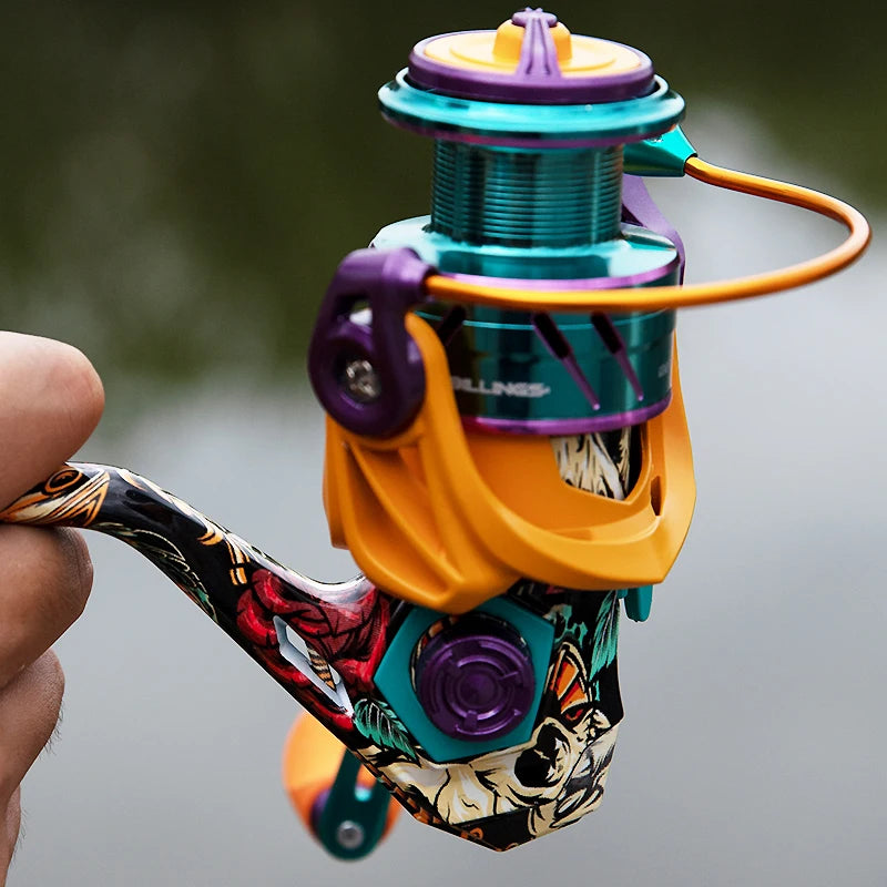 BILLINGS Spinning Fishing Reel 10KG Max Drag with Anti-Reverse 1000-6000