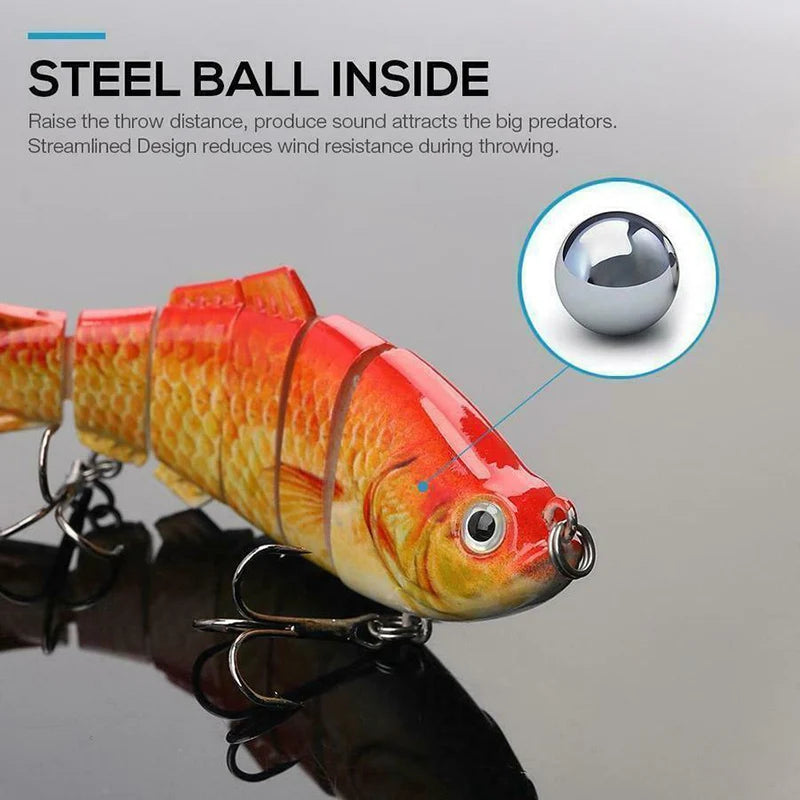 5pcs Bionic Lures random color Realistic fish shape Fishing Bait Float Lure
