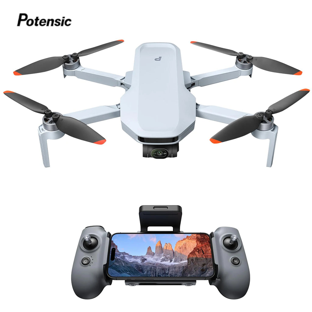 Potensic ATOM 2 Camera Drone, 4K HDR Video, 8K Photo, 3-Axis Gimbal,Under 249g, Vertical Shooting