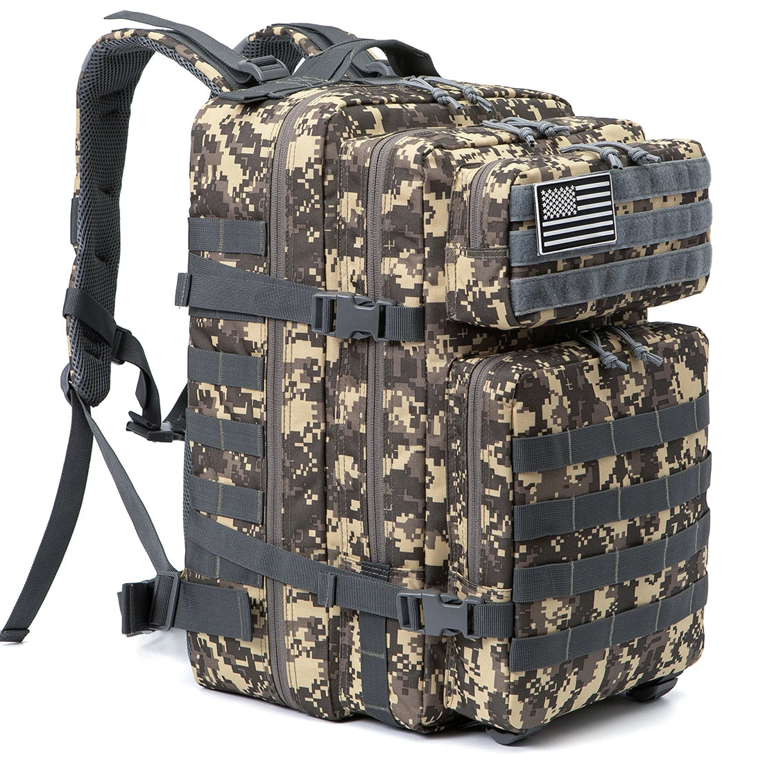 45L Tactical Fishing Backpack Large 3 Day Outdoor Rucksack