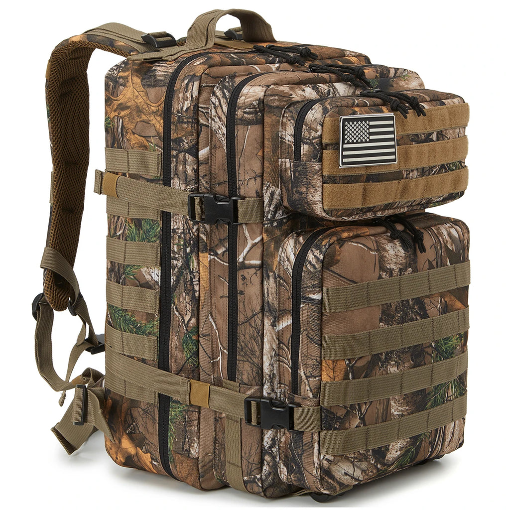 45L Tactical Fishing Backpack Large 3 Day Outdoor Rucksack