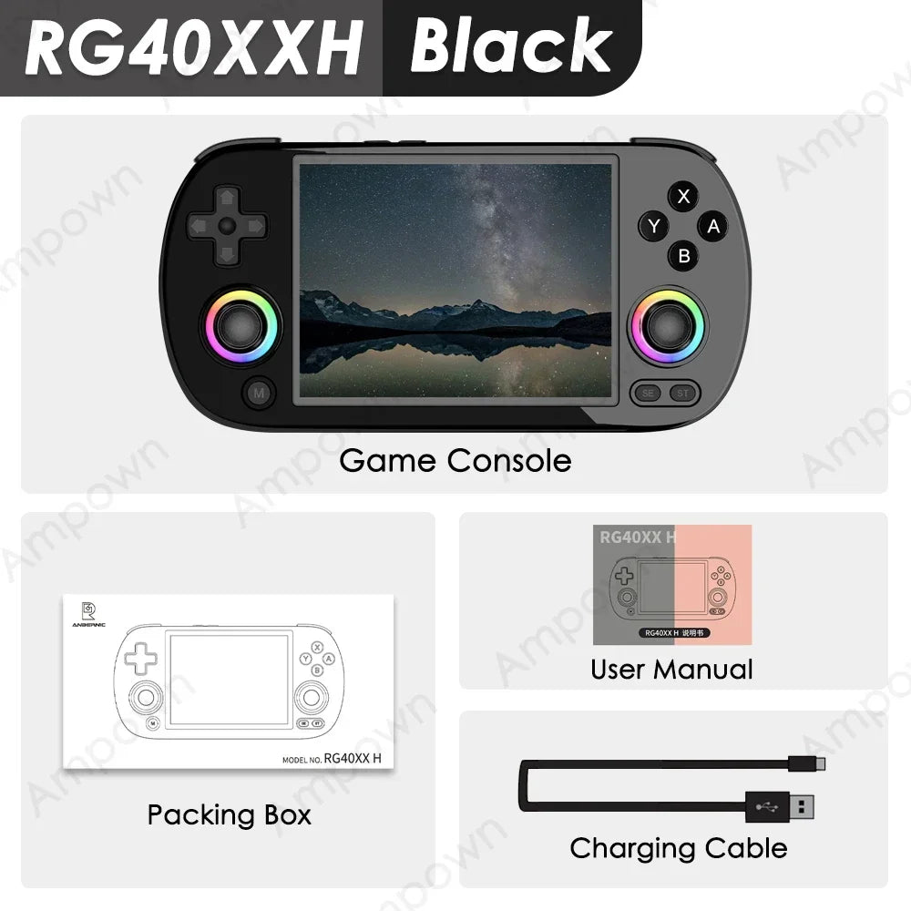 ANBERNIC RG40XX H Handheld Game Console 4'' Screen Linux System