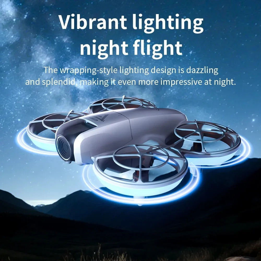 Screen-Controlled Aerial Drone with Dual Cameras, Optical Flow Positioning
