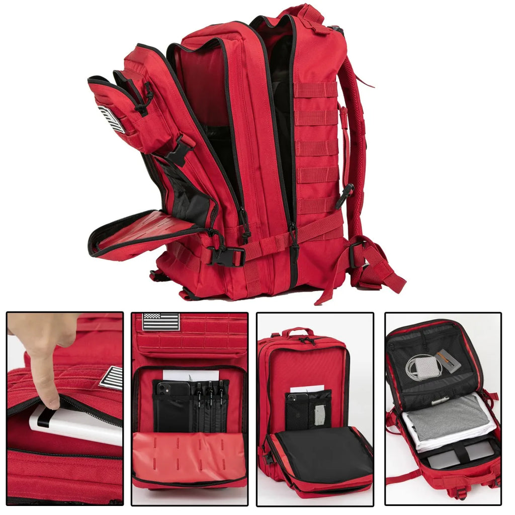 45L Tactical Fishing Backpack Large 3 Day Outdoor Rucksack