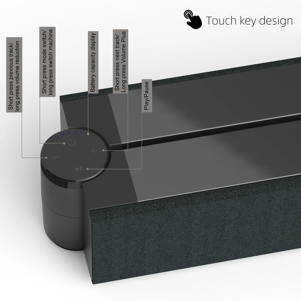 40W TV Speaker Wired Wireless Bluetooth Sound Home Theater