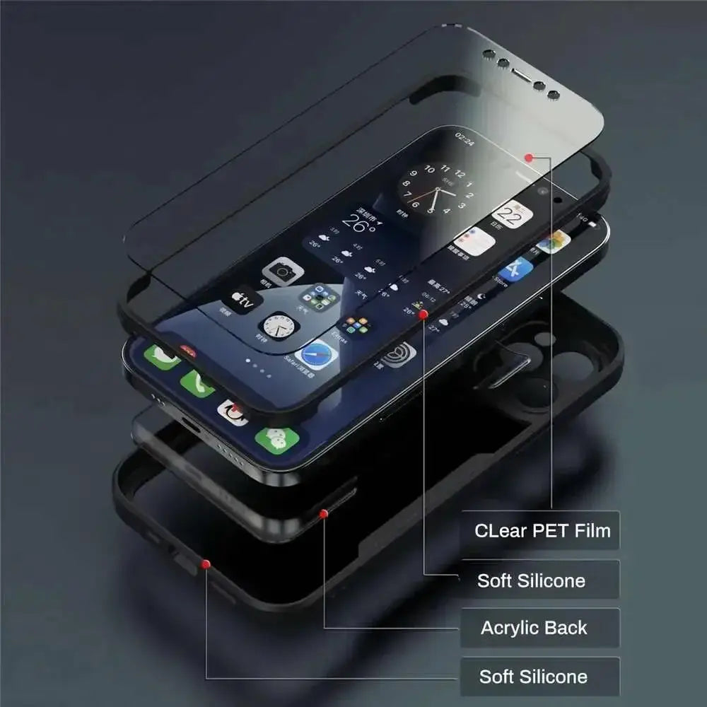 Clear Case For iPhone 16 15 14 13 11 12 Pro Max XS X XR 7 8 Plus