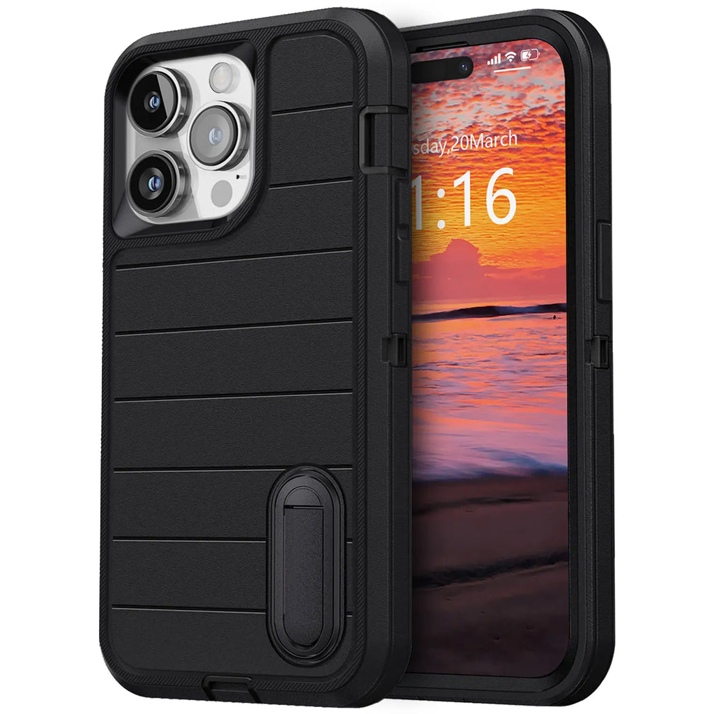 For iPhone 14/iPhone 14 Plus/iPhone 14 Pro/iPhone 14 Pro Max 5G 3-Layers Heavy Duty