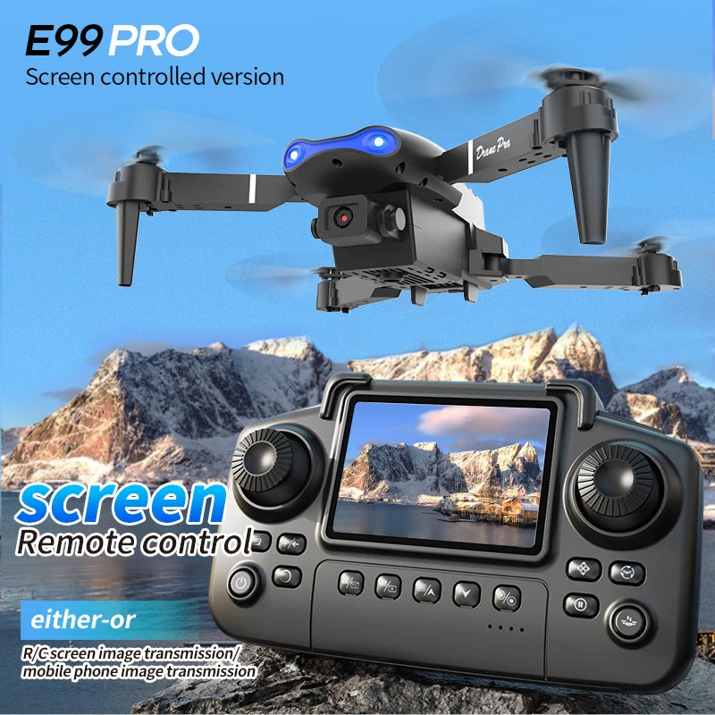 E99 PRO Drone Screen Control Aerial Drone High Definition Dual Camera