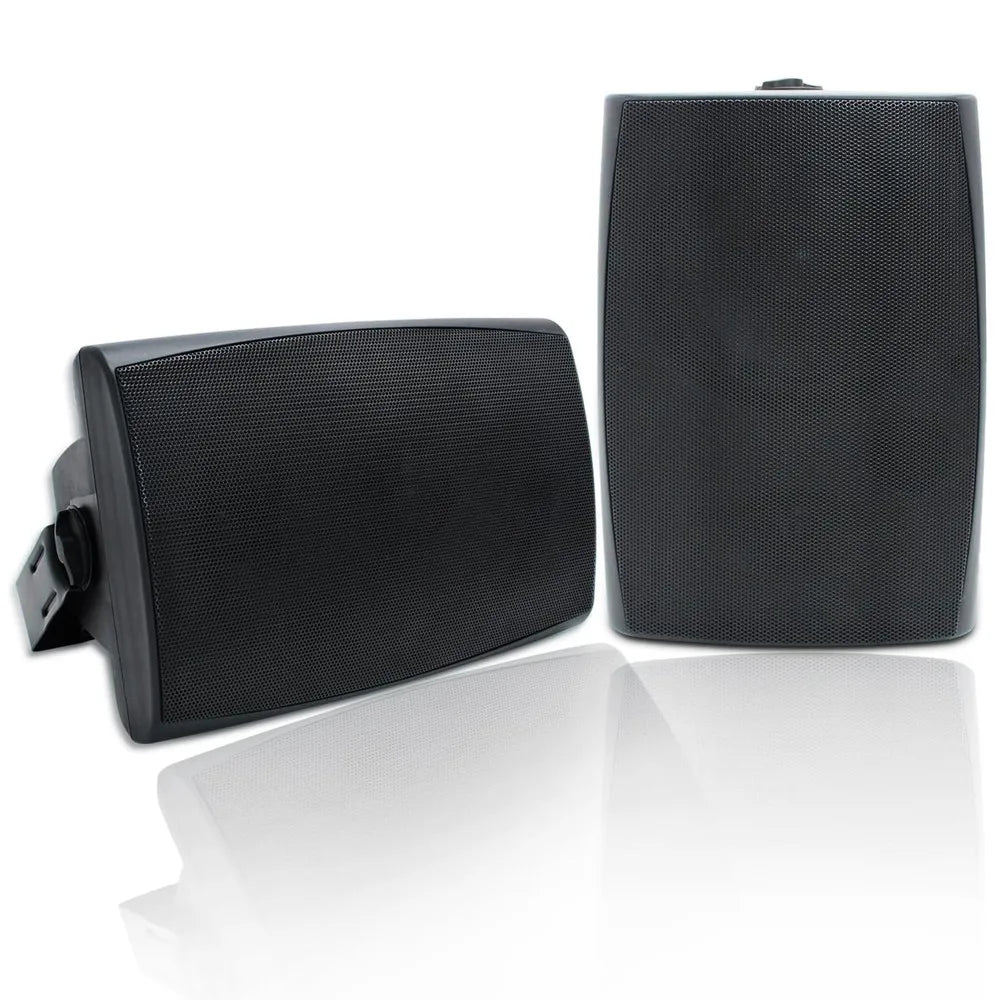 Herdio 6.5 Inches Outdoor Bluetooth Speakers 2 Way Wall Mount Sound Box Home Theater Subwoofer