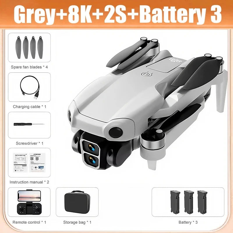 For Xiaomi A888 Pro Drone 4K Professional ESC Dual Camera